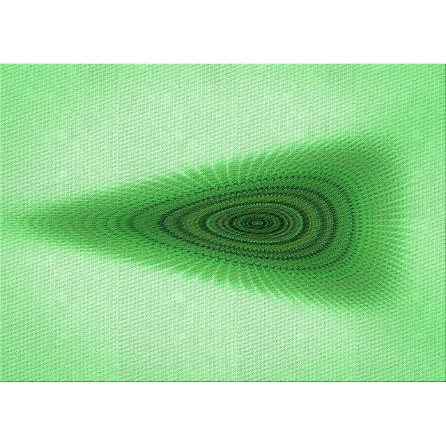 Ahgly Tapis Rectangulaire Lavable en Machine Intérieur Vert Jade Transitionnel, 8 Pieds x 10 Pieds