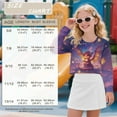 thumbnail image 7 of COEQINE Girls Pullover Tops Crop Top Long Sleeve Sweatshirt Fall Winter Sweater Outfits Loose Fit Casual Crewneck Shirt for Age 5-6, Cute Dragon Star Cloud, 7 of 7