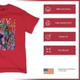 thumbnail image 4 of Tee Hunt Dean Russo Cute Love You Basset T-Shirt Colorful Dog Pet Men's Tee, Red, 3X-Large, 4 of 5