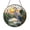 Acrylic 3.5 Inch, variant on Heron Lake Scene Stained Glass – Decorative Window Art2401