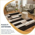 thumbnail image 2 of Superior Rockwood Geometric Indoor Area Rug, 4' x 6', Chocolate, 2 of 8