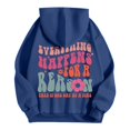 thumbnail image 7 of Womens Casual Long Sleeve Graphic Tee Shirts Hooded Sweatshirts Pullover Tops For Women, 7 of 7