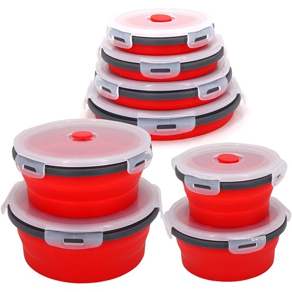 pcs Collapsible Bowls for Camping Rv Kitchen Accessories Round S