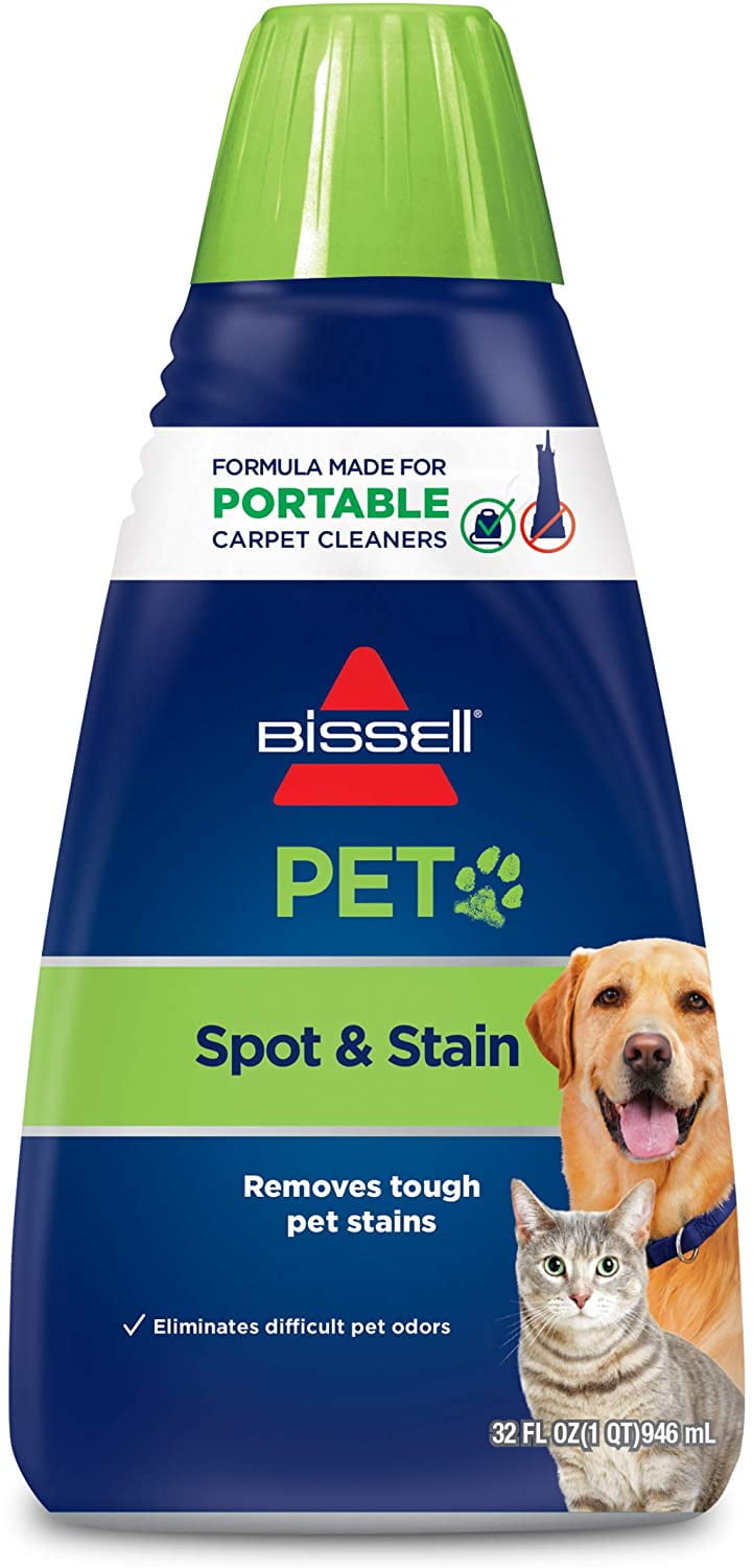 BISSELL 2x Portable Machine Formula Carpet Pet Stain Odor Remover, 32