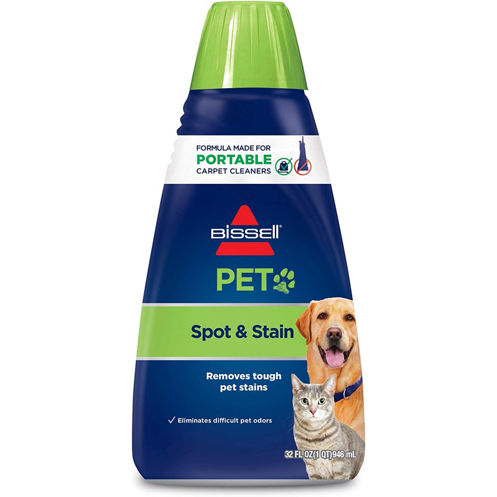BISSELL 2X Pet Stain & Odor Portable Machine Formula, 32 ounces