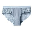 thumbnail image 5 of Seductiva Women's Panties Womens Transparent Lace Splicing Panties Cotton Hollow Breathable Quality High Waisted, 5 of 8