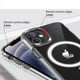 Supershield iPhone 15 Pro Coque Luxe Sans Fil Magsafe Magnétique de Charge Électrodéposition Housse iPhone 15 Pro - Argent – image 3 sur 6
