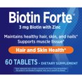 thumbnail image 5 of Nature's Way Biotin Forte, Hair and Nails, with Zinc, 60 Tablets, 5 of 7