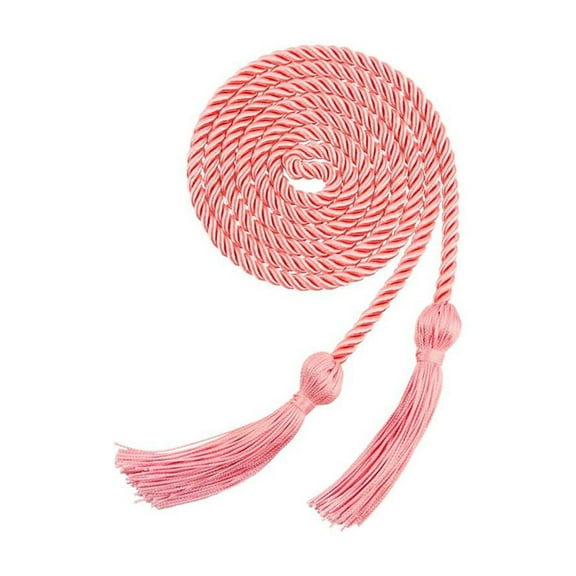 FASHOFT 2026 Graduation Cords 67 Inch Braided Honor Cord with Tassels for College Graduation Students Bachelor Master Doctor Grad Decor Pink One Size