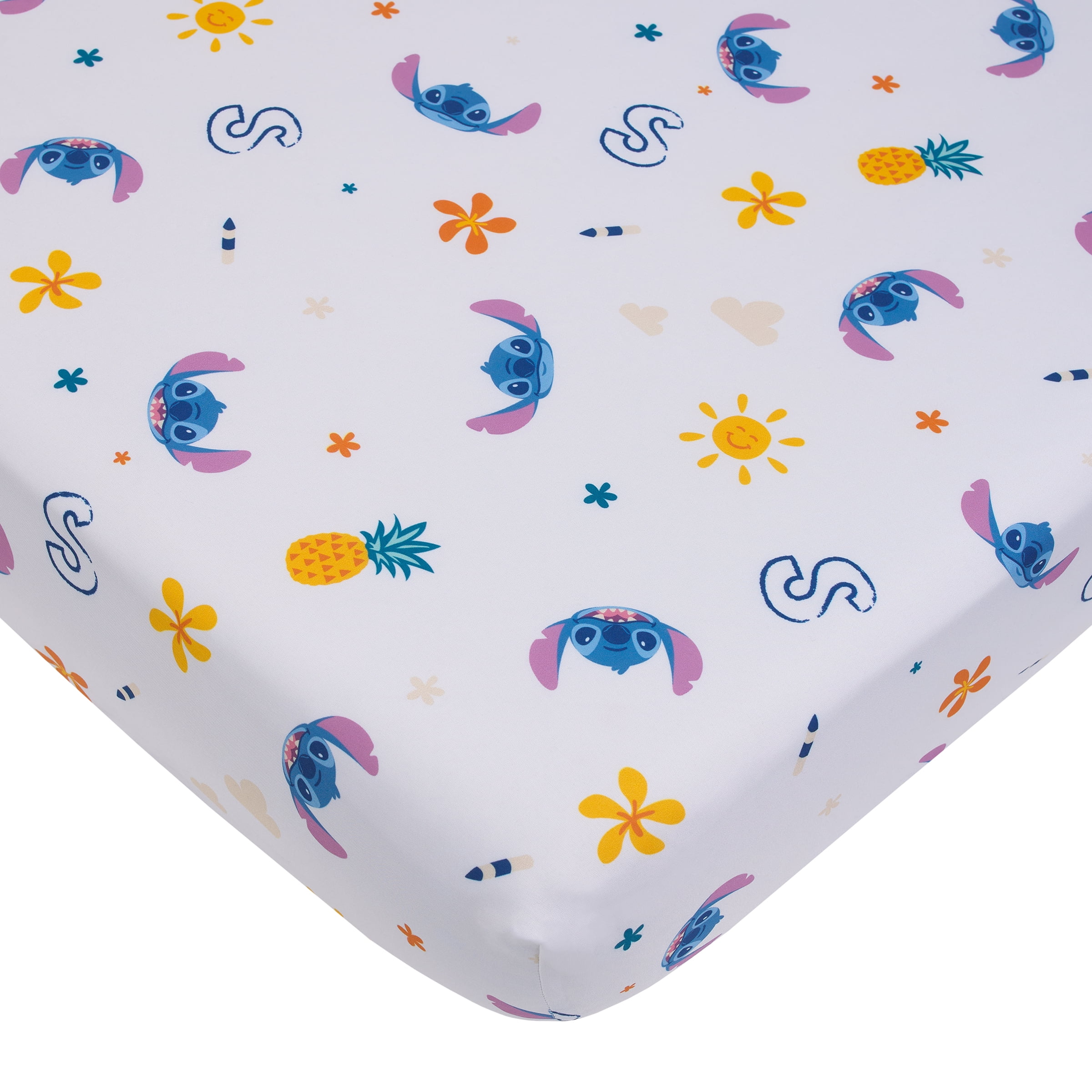 Disney "S" Is For Stitch 4 Piece Toddler Bedding Set