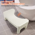 thumbnail image 6 of Toilet Stool Squat Adult,BUSATIA 6.7" Step Stool,Poop Stool Adult, Squatting Toilet Stool for Pooping,Pooping Stool for Bathroom,Toilet Step Stool Foot Stool,Non-Slip Potty Stool,Off White, 6 of 7