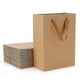 thumbnail image 1 of Kraft Paper Bags, 20Pcs 10.9 inch x 3.9 inch x 7.9 inch Brown Kraft Paper Shopping Bags With Soft C^ccgv2, 1 of 5