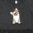 thumbnail image 4 of Inktastic Corgi Puppy Girl Girls Toddler Dress, 4 of 5