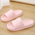 thumbnail image 2 of ibiyuan Slippers for Women Indoor Jelly Slides for Women Non Open Toe Womens Flat Sandals Soft Womens Beach Shoes for Summer Beach, 2 of 5