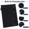 thumbnail image 4 of KYJiuLiu 2-Pack Sew-in Side Pocket with Zipper for Coats, Jackets & Sweatshirts, Hidden Travel Security Wallet Pocket (Black), 4 of 7