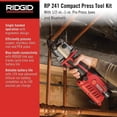 thumbnail image 2 of Ridgid 57373 RP 241 Press Tool Kit 1/2"-1" PP+LIO, 2 of 5