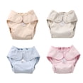 thumbnail image 3 of 3PCS Washable Cotton Baby Cloth Diaper Cover Reusable Baby Diapers Breathable Nappy Wrap Newborn Nappy Changing, 3 of 11