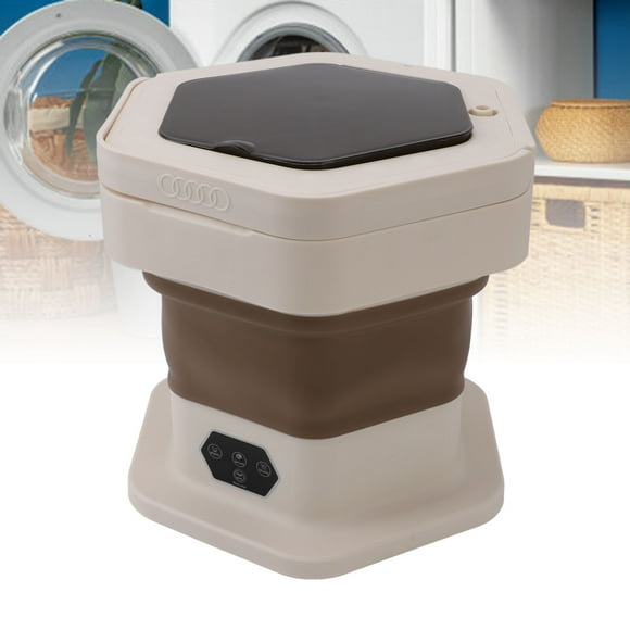 Lavadora Portátil, Alta Eficiencia 8L Capacidad Mini Mácina Mini Lavanderable Plegado Plegado para Acampar Para Ropa Interior Para Calcetines