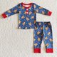 thumbnail image 1 of Venta al por mayor de pijamas de luces navideñas de Papá Noel para niños, conjunto de manga larga para niñas, pantalones para niños, ropa de dormir, ropa de dormir para niños pequeños, 1 of 2