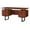 Cherry#0, variant on Office Desks Computer Desk, Home Office, Laptop, Left, Right Set-up, Storage Drawers, 60"l, Work, Brown Laminate, Black Metal, Contemporary, Modern,Wooden Office Desks
