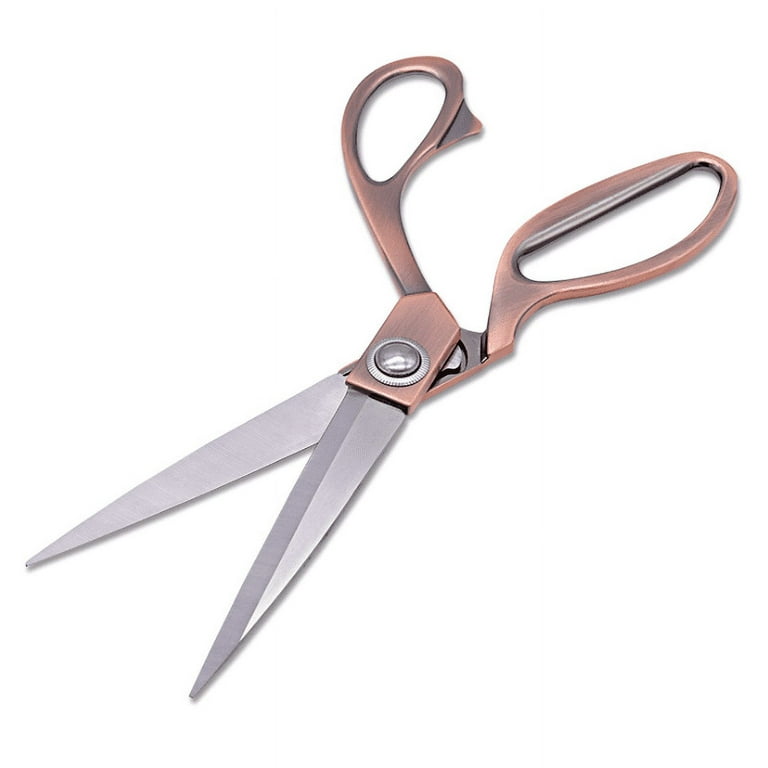 LIVINGO 10 Spring Action Fabric Scissors, Professional Sewing Scissors for  Tail