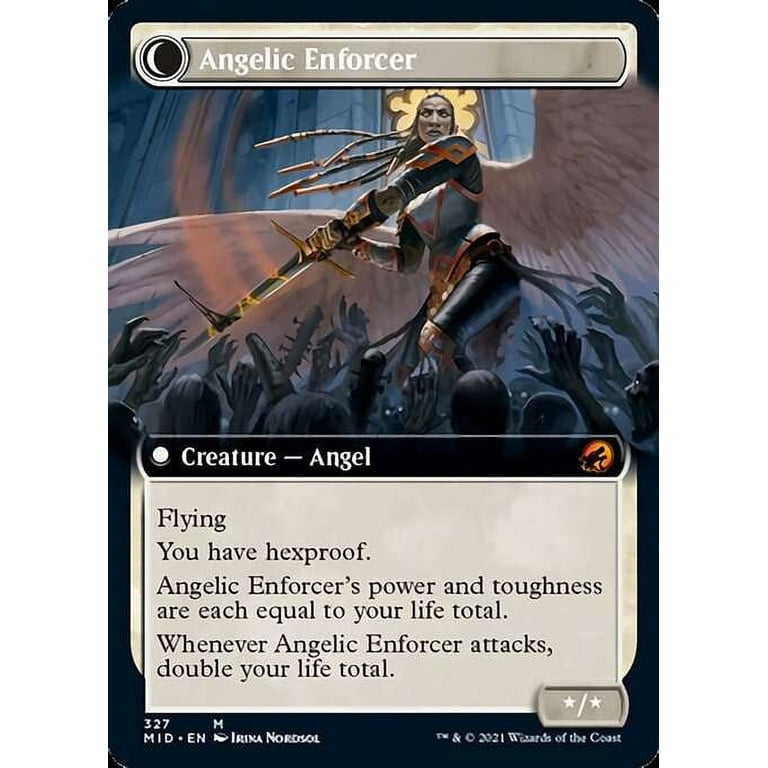 mtg black angel cards Arlinn, the Pack's Hope // Arlinn, the Moon's Fury – Moon MTG main image 0