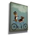 thumbnail image 2 of Epic Graffiti 'Basset Hound Tandem' by Fab Funky Canvas Wall Art, 18"x26", 2 of 3