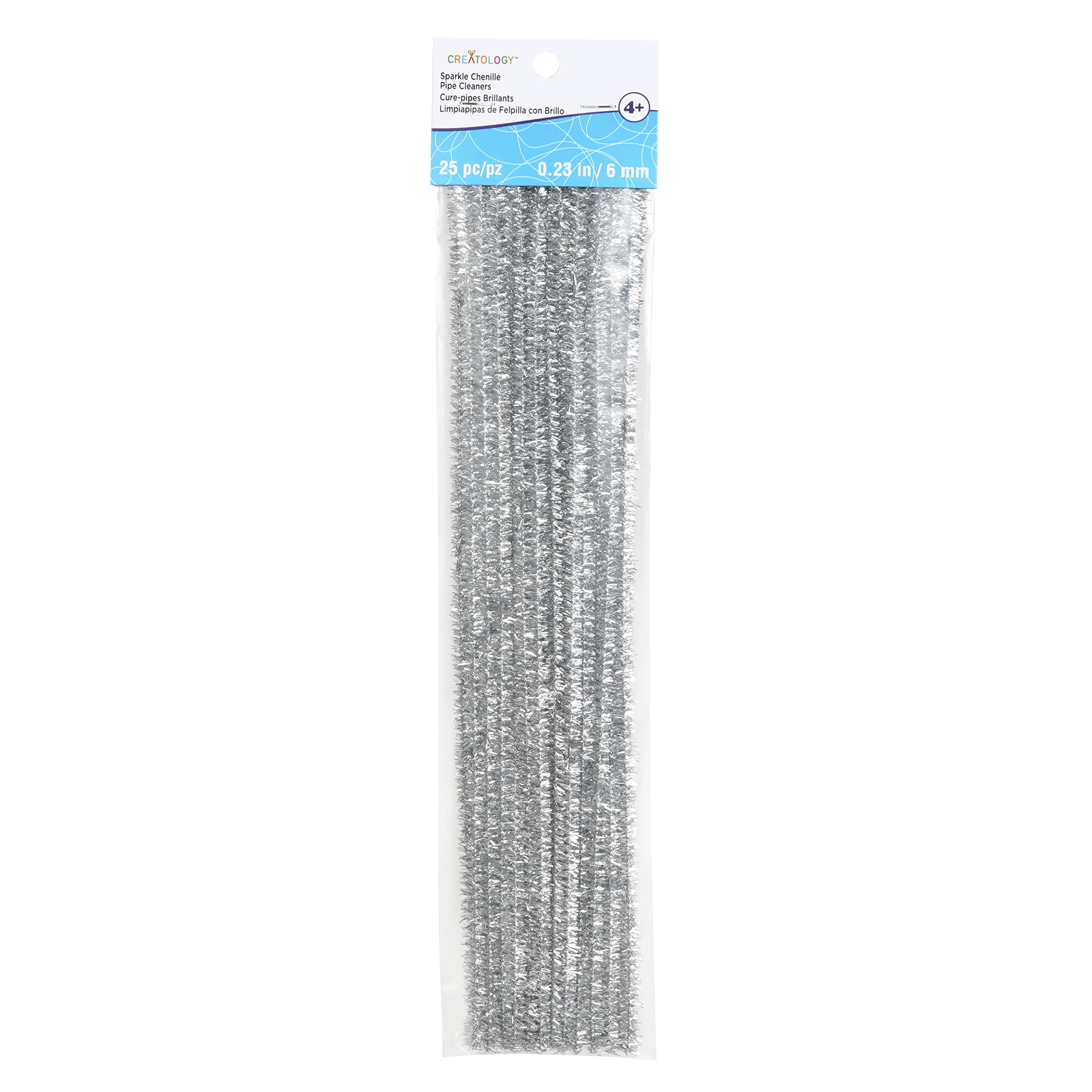 24 Packs: 25 ct. (600 total) Sparkle Chenille Pipe Cleaners by Creatology™
