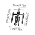 thumbnail image 3 of Outdor Extracteur d'Alésage à 3 Mâchoires Fonction Extracteur de Roulements Interne Externe Extracteur de Roulements en Acier Retrait Manuel pour Roulements de Roue Bagues Engrenages, 3 of 4