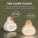 thumbnail image 3 of Cute Duck Alarm Clock Night Light, Kwaii Bedside Clock Children's Sleep Trainier, Wake Up Light And Night Light With Usb For Boys Girls Gifts (white), 3 of 5