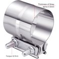 thumbnail image 3 of GFDYREE Exhaust Clamp, Lap Joint Band Clamp Stainless Steel (3.0 Inch,2Pcs), 3 of 5
