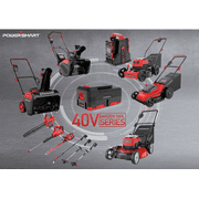 PowerSmart 40V 4.0Ah 17 جزازة العشب اللاسلكي ، مع خيارات 3 في 1