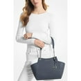 thumbnail image 3 of Michael Kors Women's Voyager Large Color-Block Signature Logo Tote Bag 35S5SV6T7B-Navymulti, 3 of 3