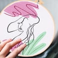 thumbnail image 4 of veasfak Embroidery Starter , with Stitch Needlework for Gift Art Crafts , Pink Green, 4 of 9
