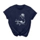 thumbnail image 1 of Camiseta de mujer Camisetas divertidas de manga corta Camiseta estampada Tops Blusa Regalo para mujer Fridja zx904, 1 of 6