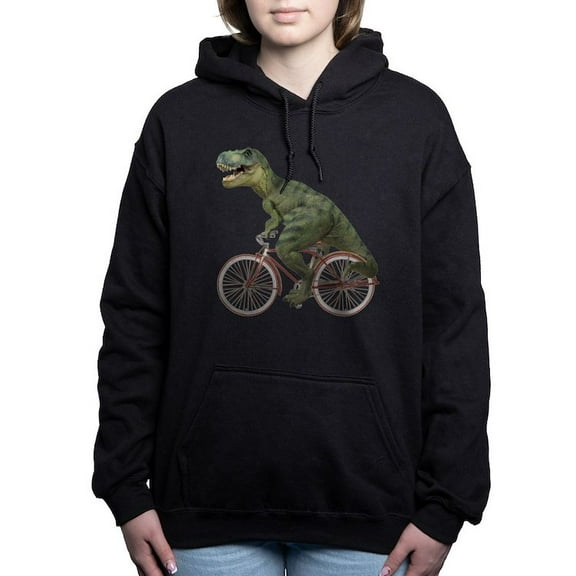 CafePress - Cycling Tyrannosaurus Rex Sweatshirt - Pullover Hoodie, Classic & Comfortable Hooded Sweatshirt