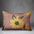 thumbnail image 3 of Creative Products Painted Sunflower Pink 14 x 20 Indoor / Outdoor Pillow, 3 of 3