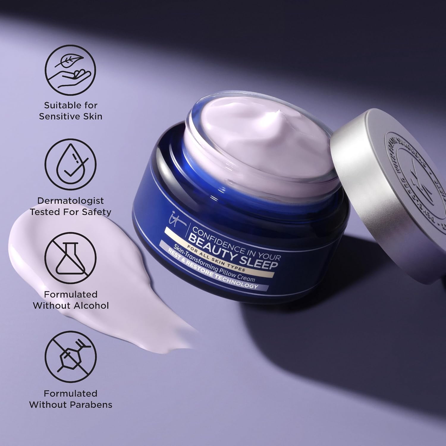 IT Cosmetics Confidence in Your Beauty Sleep Night Cream - Full Size 2fl oz 60ml