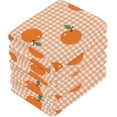 thumbnail image 4 of GZHJMY Orange Washcloths 2 Pack, Highly Absorbent Soft Cotton Baby Washcloths Fingertip Towels, 12 x 12 Inch, 4 of 7
