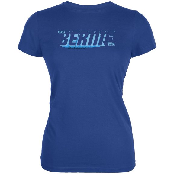 Election 2020 Bernie Sanders Zoom Juniors Soft T Shirt Royal 2XL