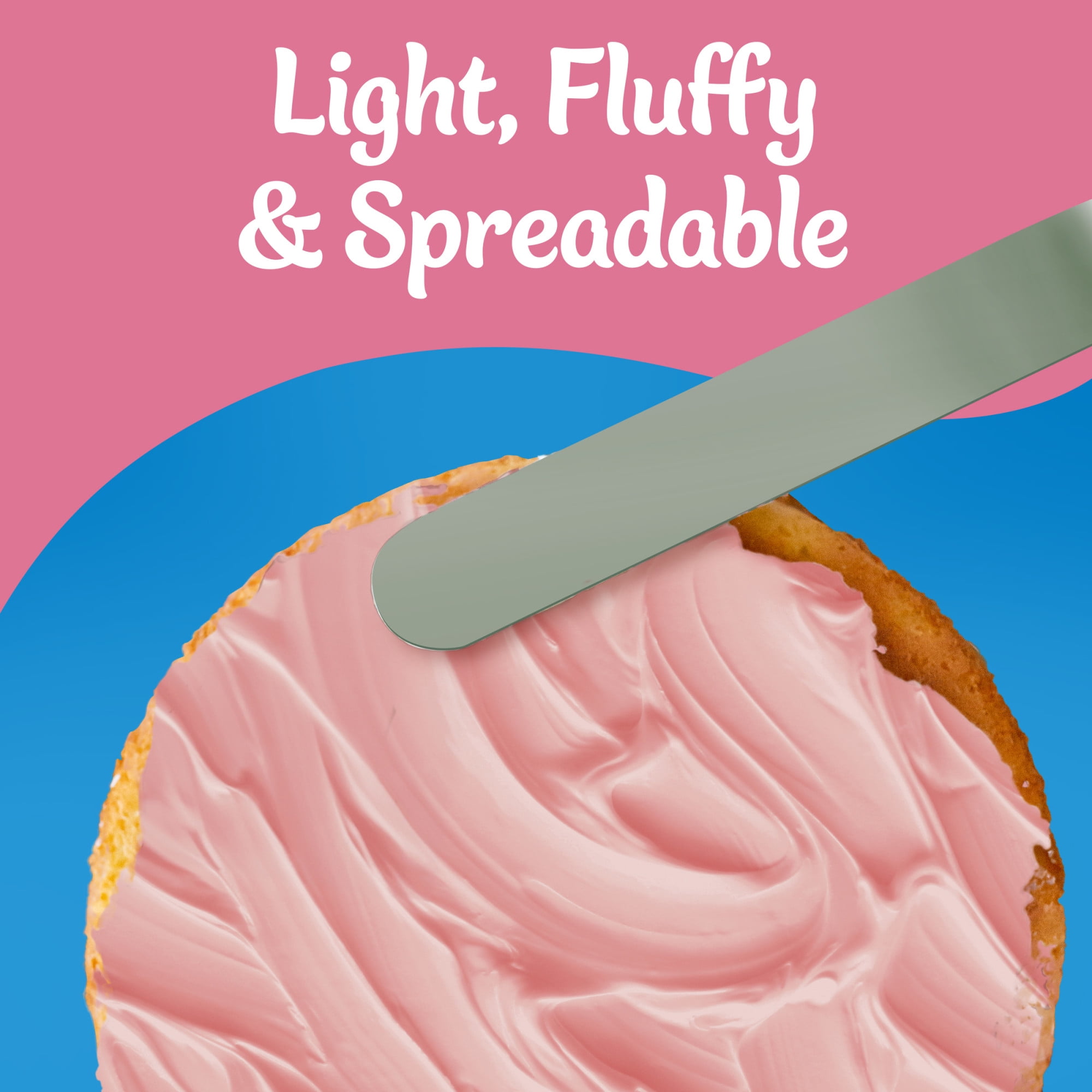 (8 pack) Pillsbury Whipped Strawberry Delight Frosting, 12 oz Tub