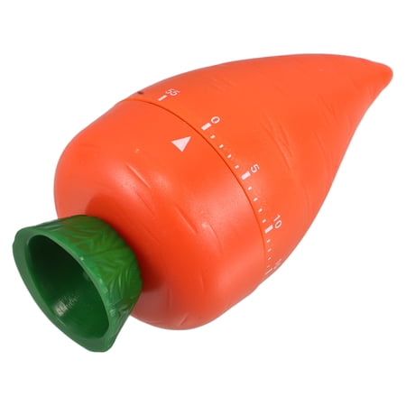 Pretyzoom Portable Orange Mechanical Kitchen Timer Manual Countdown Loud Reminder for Cooking