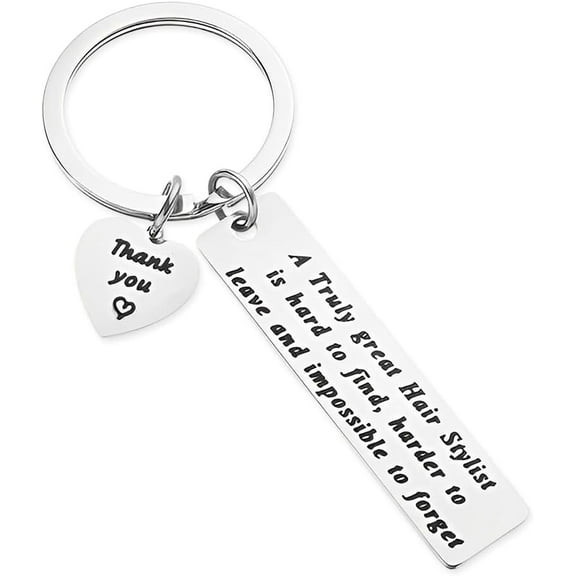 Hair Stylist Gifts for Women & Men, Appreciation Keychain for Cosmetologists, Hairdresser Graduation Gift