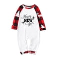 thumbnail image 2 of Family Christmas Pajamas Matching Sets, Cute Christmas HAPPY NEW YEAR Printed 2 Piece Sleepwear, Holiday PJs Jammies for Couples/Women/Men, 2 of 5