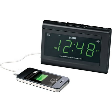 Audiovox RC142 Clock Radio, Black