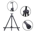 thumbnail image 3 of SEGMART 62" Artist Easel for Outdoor, Portable Foldable Wooden Easel Drawing Stand w/Adjustable Height 21'' to 62'', Outdoor Easel with Adjustable Height 21'' to 62'' for Painting, Sketching, S9698, 3 of 8