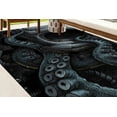 thumbnail image 2 of Octopus Rug, Horror Rug, Modern Rugs, Animal Rug, Saloon Rug, Front Door Rug, Stair Rug, Custom Rug, Office Decor Rug, 3D Printed Rug, 5.9'x9.2' - 180x280 cm, 2 of 4