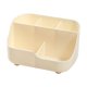 thumbnail image 2 of Rotating Desk Organizer Tray with Multiple Compartments, Plastic Storage Caddy for Office Supplies, Pen Pencil Brush Holder, Bathroom Countertop Art Craft Supply Organizer for Home School Office Use, 2 of 6