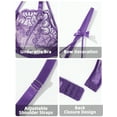thumbnail image 2 of Ausing Lingerie Set Women's Sexy Embroidered Bra Panties Two Piece Matching Underwear Sheer Mesh Push-Up Bra Adjustable L Purple, 2 of 6