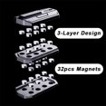 thumbnail image 1 of 3 capas Push Card Juguete sensorial Metal magnético Fidget Slider Ansiedad Alivio del estrés, 1 of 7